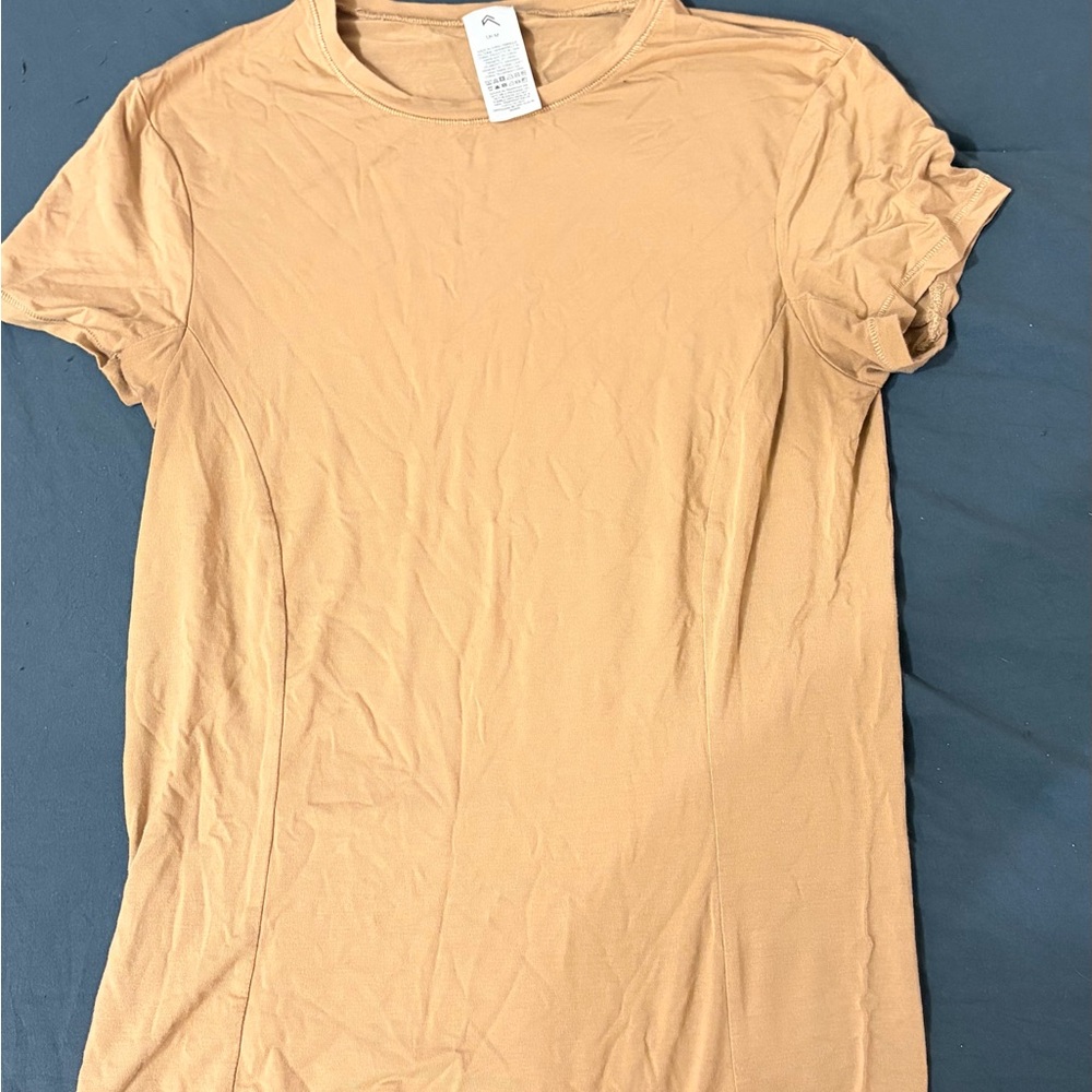 Women's Tan Oner Active Mellow Soft Short Sleeve Shirt